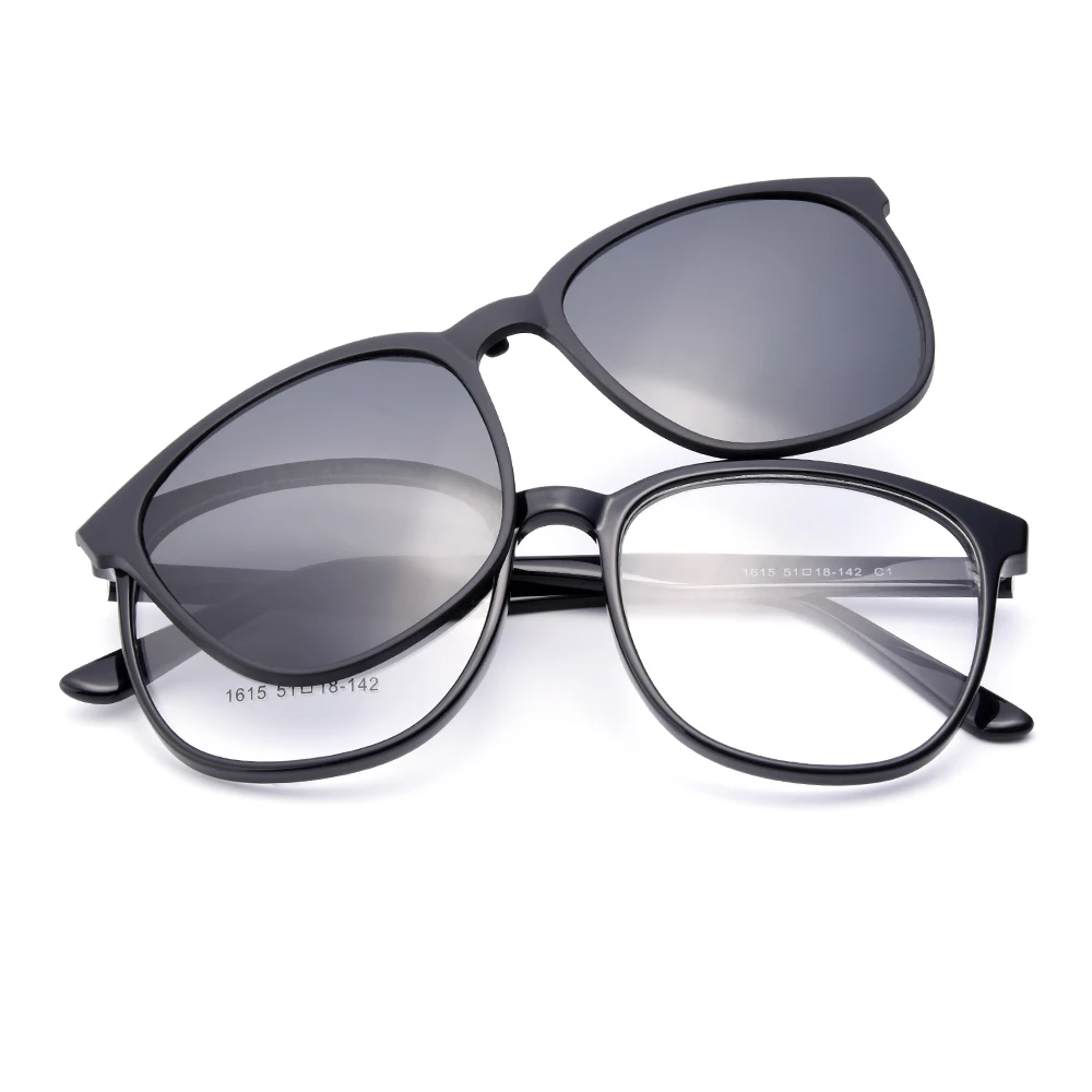 Женская Ультралегкая оправа для очков MASSENET TR90 с поляризационными клипсами