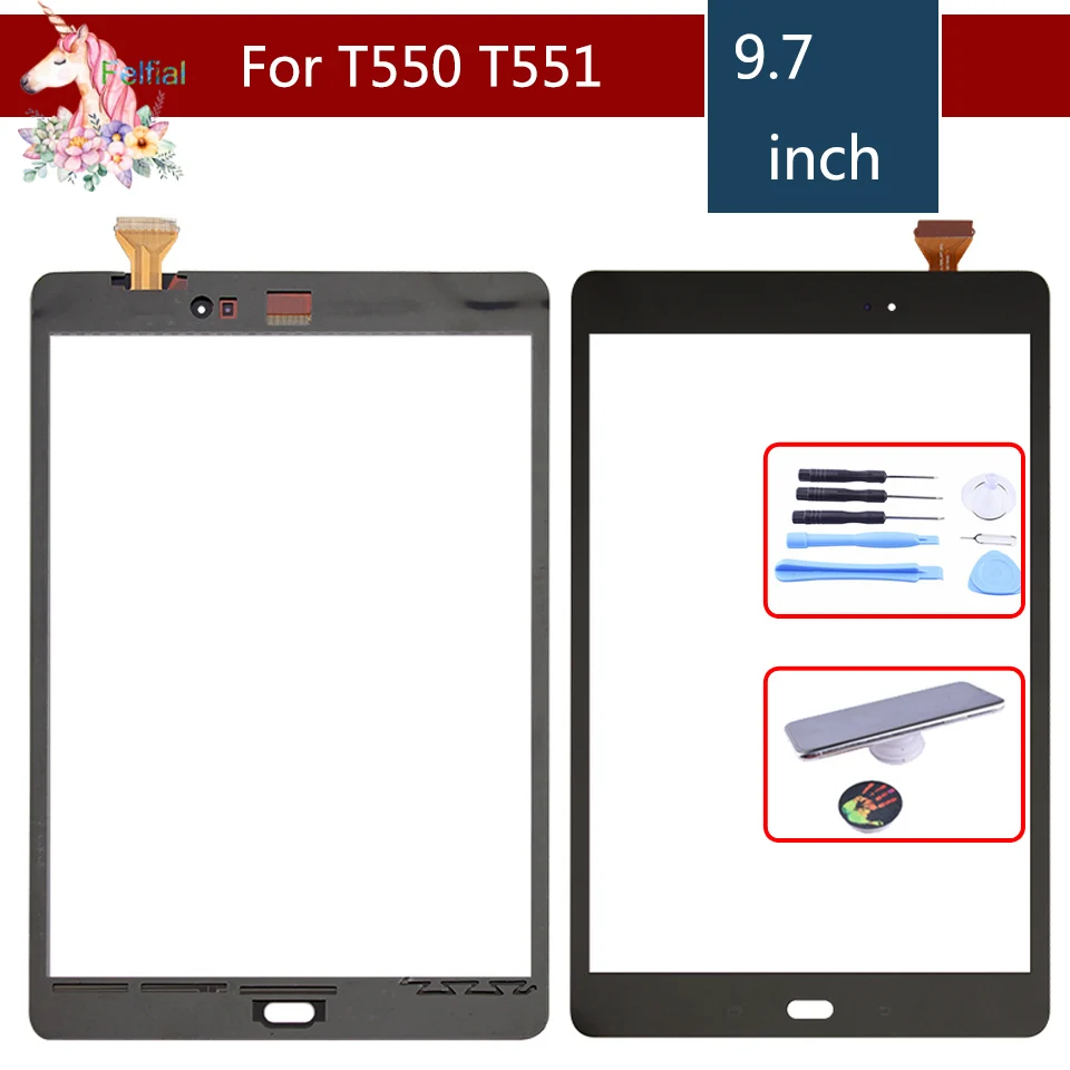 Оригинальный запасной сенсорный экран для Samsung Galaxy Tab A 9 7 телефон телефона T550 T551
