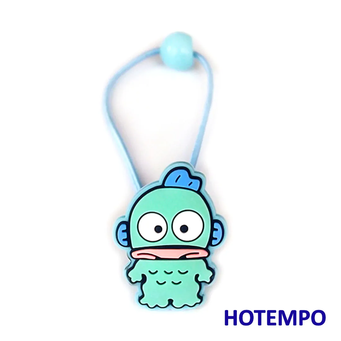 Милый мультфильм Pochacco Pekkle Maru Keroppi Kuromi Melody Twinstars Япония Kawaii Девушки эластичные волосы резинки кольцо для девочек подарок - Цвет: PVCFS-BYR-BU