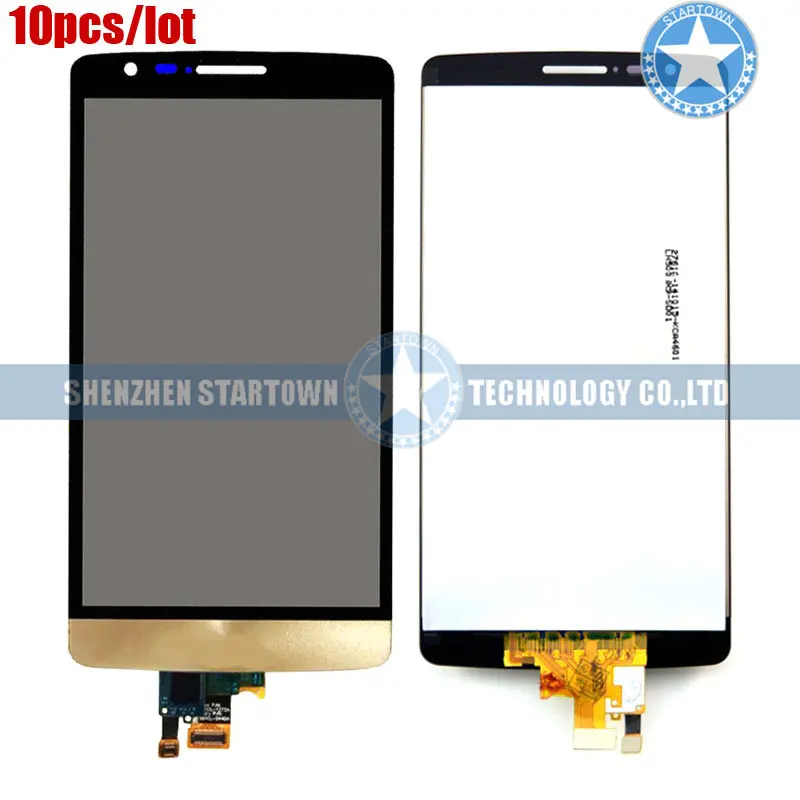 10 шт./лот новая золотая запасная часть для LG G3 Mini Beat D722 D724 D725 D728 сенсорный экран