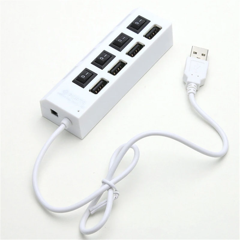 Usb хаб 2 0 высокоскоростной 4 портовый USB разветвитель для включения/выключения