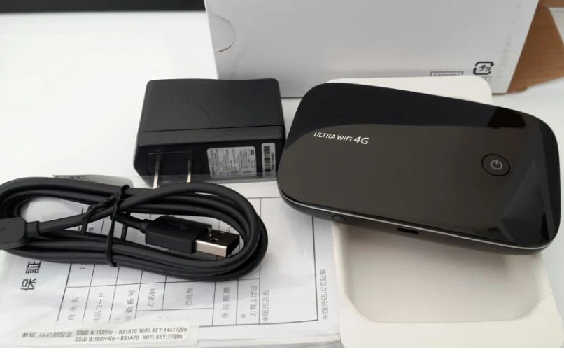 Разблокирована Huawei 102HW пусть 4 г широкополосного мобильного устройства Wi Fi роутер
