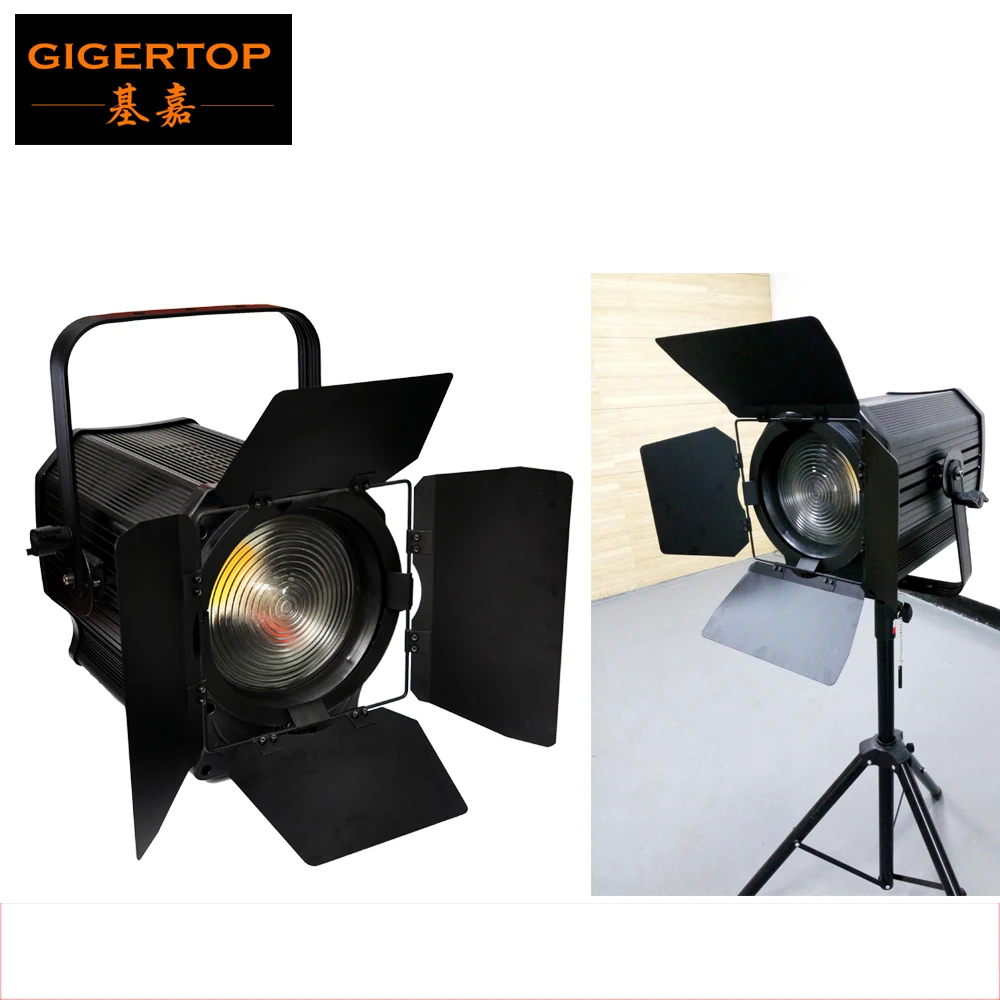 TIPTOP RGB RGBW White Barndoor Led COB Fresnel Light Zoom Photography Video Studio Color TV Spot Film | Лампы и освещение