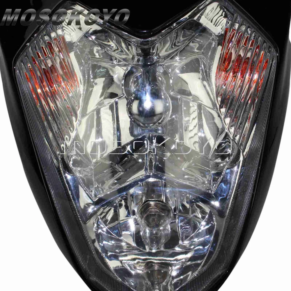 Фара для мотоцикла голая черная Honda CBR Yamaha FZ5 FZS FZ25 |