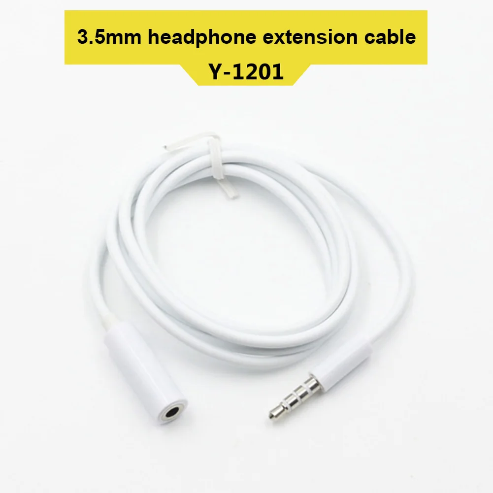 

1M 3.5mm Stereo Audio Earphone Extension Cable for Headphone Computer Cellphone MP3/4 HJ55