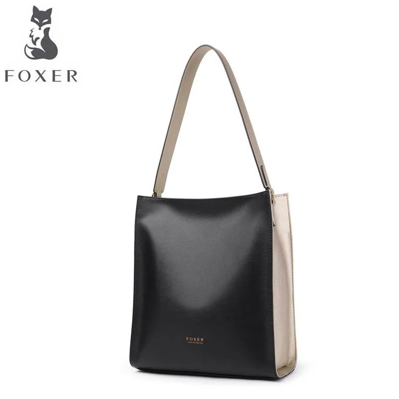 FOXER Роскошные Повседневная модная сумка 2019 новая Европа и Америка мягкая кожаная