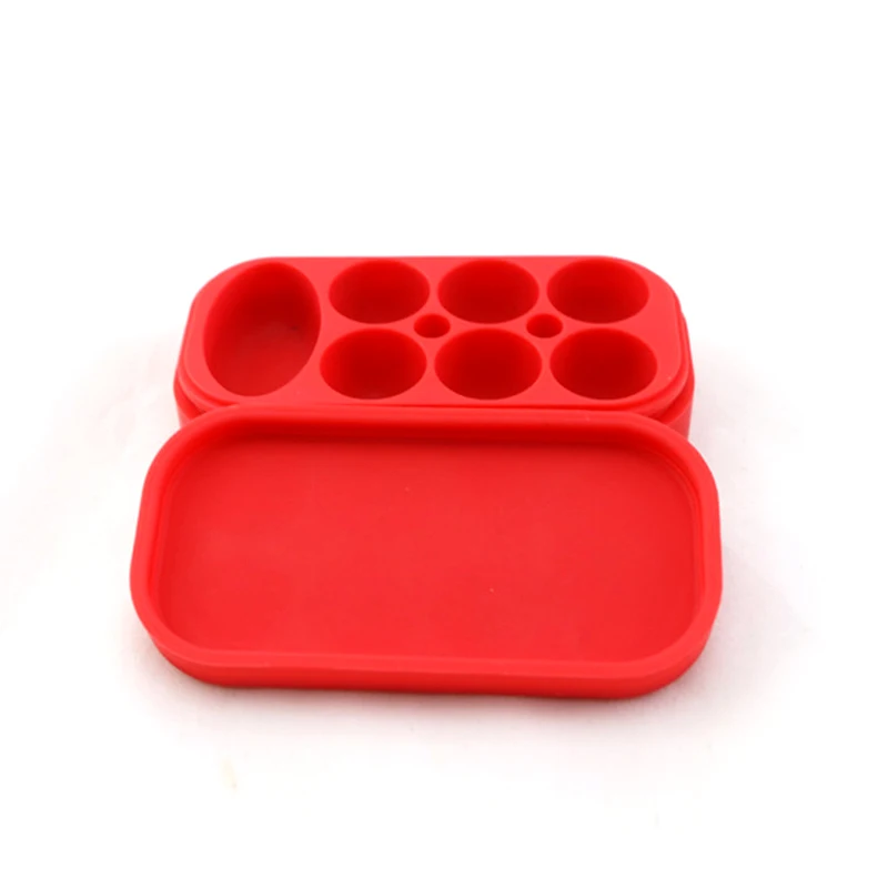 6 в 1 большой силиконовый контейнер для ёмкостей|wax container|silicone jarsilicone container |