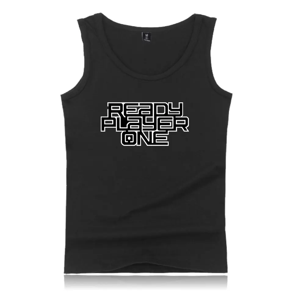 Топ на бретелях Ready Player One мужские новые модные повседневные футболки с круглым