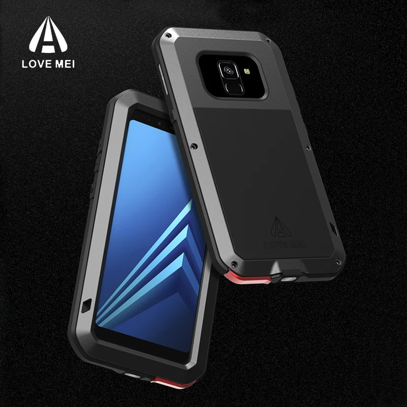 2018 ударопрочный чехол для телефона A8 Samsung Galaxy Plus LOVEMEI Life водонепроницаемый