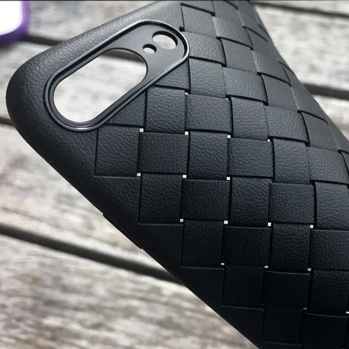 10 шт./лот для iphone X XR XS Max 6 6s Plus чехол плетеный кожаный силиконовый 8 plus 7 чехол|for