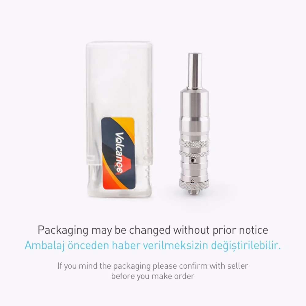 Volcanee Shenray FEV VS Style RTA атомайзер Ремонтопригодный бак 17 мм 316 SS Dual Posts дизайн