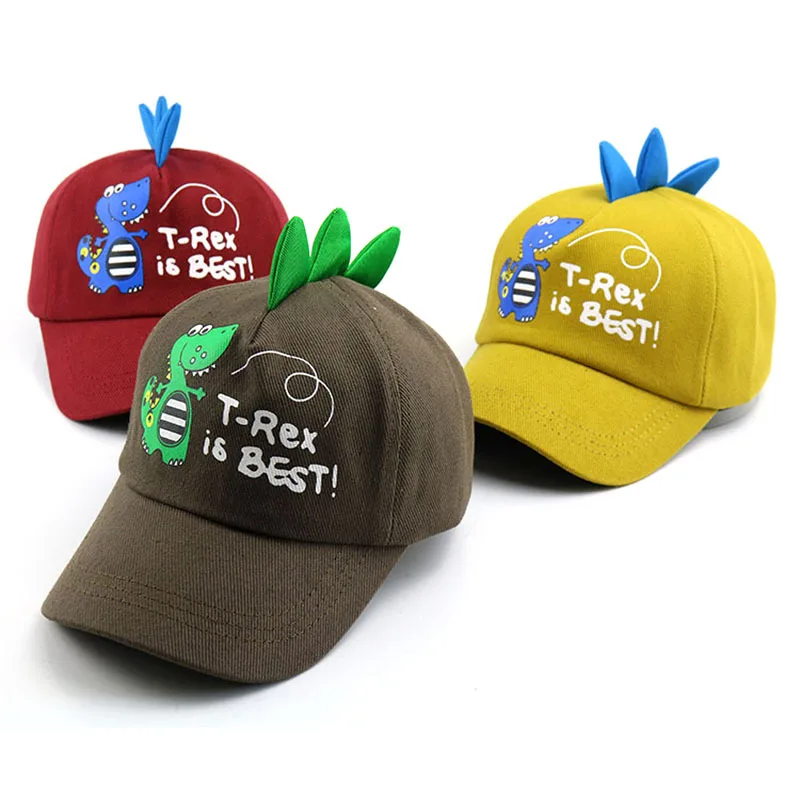 Детская кепка новая маленькая хлопковая в стиле динозавра из Твила бейсбольная с