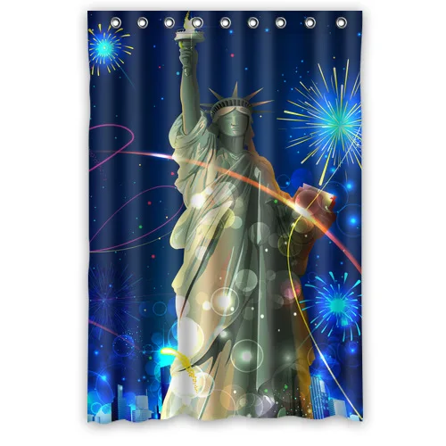 Моде персонализированные статуя свободы на феиэрверк фон водонепроницаемой