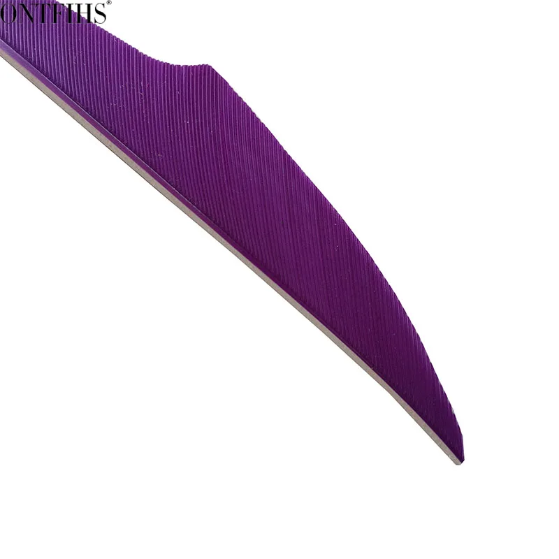 ONTFIHS 100PCS Arrrow Feather 4&quot King RW Archery Fletches Arrow Accessories Turkey Fletching Purple | Спорт и развлечения