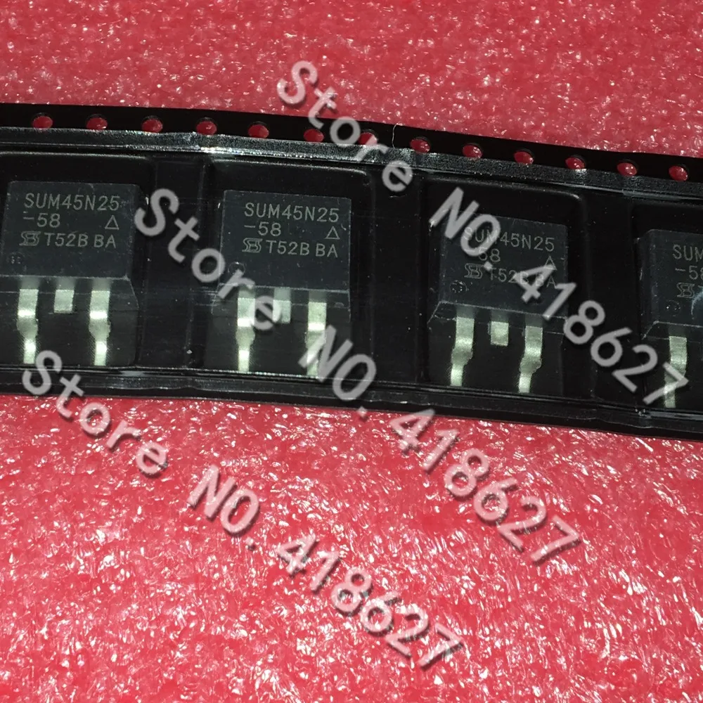 20 шт./лот SUM45N25-58 SUM45N25 TO-263 250V MOSFET LED Liquid Crystal Board | Электронные компоненты и