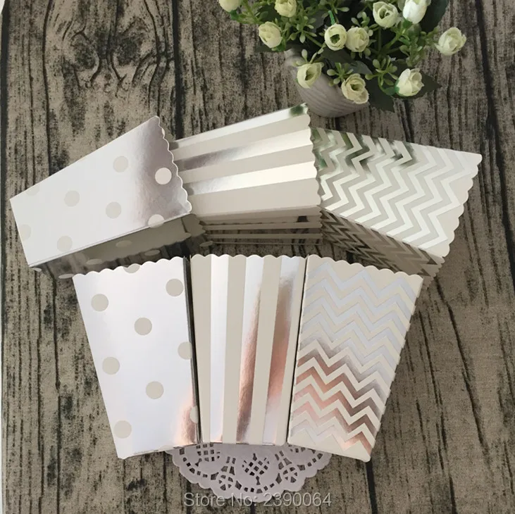 Бесплатная доставка 120 шт. стандартная коробка для попкорна