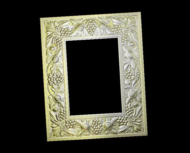 

digital file frame 3d model relief for cnc carving engraving in STL file format artcam type3 aspire E5