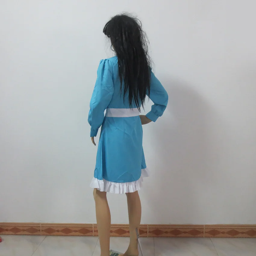 Бесплатная доставка когда мэрни была там косплей-костюм платье Марни синяя