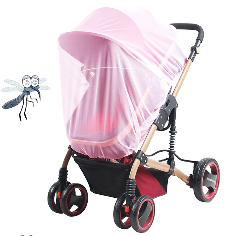 Baby Stroller Pushchair Mosquito Insect Net Newborn Infant Netting Crib Cart Strollers Accessories | Мать и ребенок