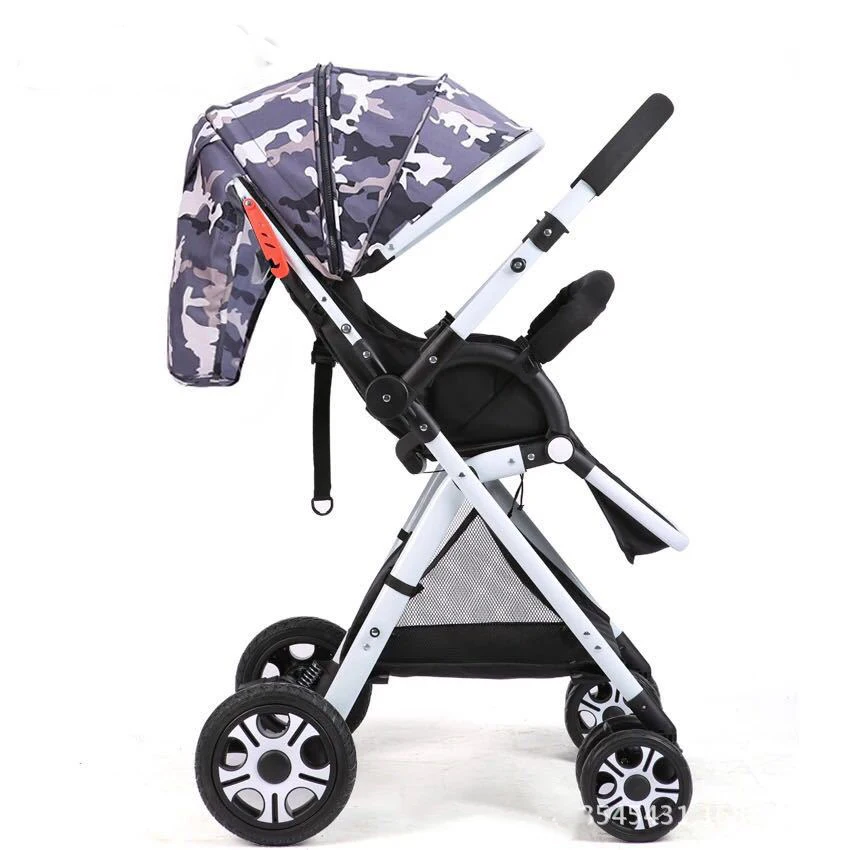 Camouflage and white Двухнаправленный светильник для детской коляски, Складной автомобильный зонт, может лежать ультра-светильник, портативный на самолете - Цвет: Camouflage and white