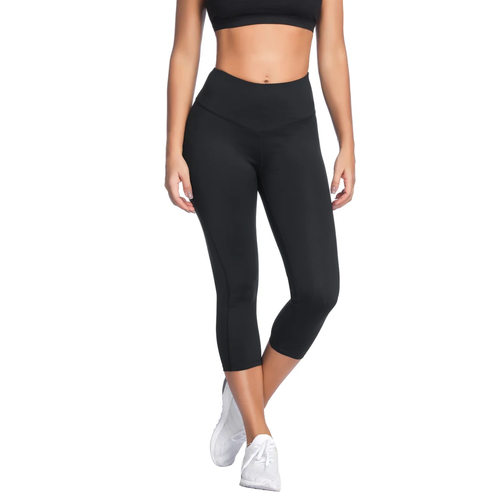 Черные брюки женские Уникальные леггинсы для фитнеса тренировочные спортивные