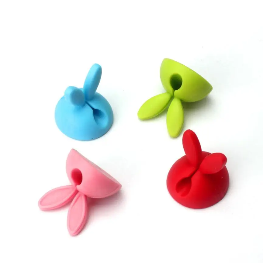 Милая конструкция 2 шт. устройство для намотки кабеля милый кролик органайзер