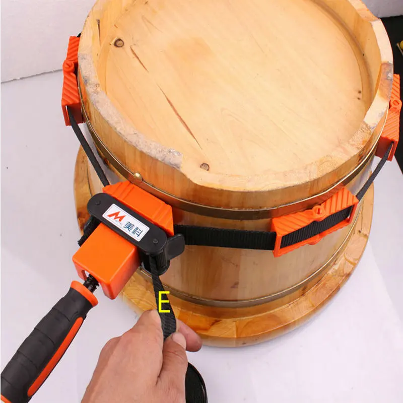 Nylon Multi-Function Binding Belt Clamp Polygons Angle Clip With 4M Long Non Skip TPR Handle Woodworking Tool |