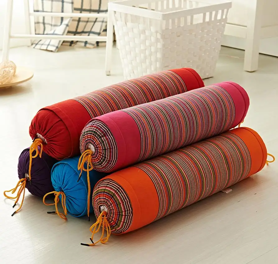 Конфетная подушка для шеи гречневая медицинского ухода цилиндр типа конфеты