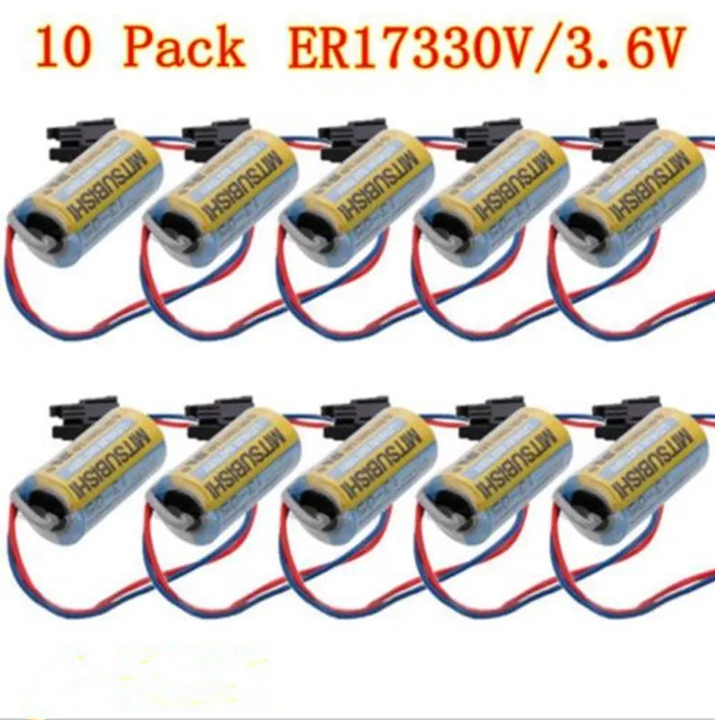 Батарейки PLC ER17330V 3 6 V для Mitsubishi Servo A6BAT 10 шт.|Батарейки| |