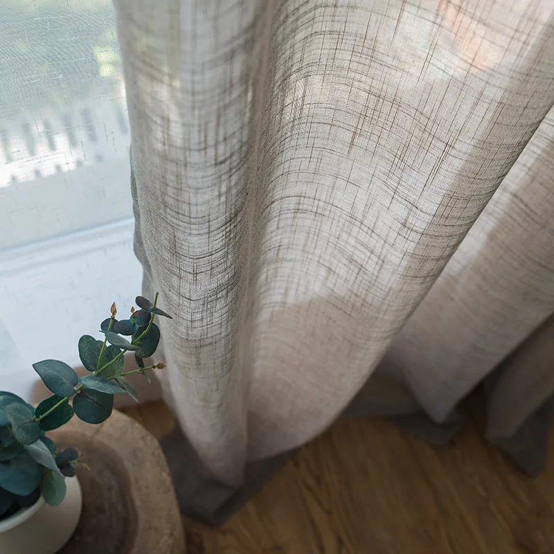 WLIARLEO Шторы s Translucidu Тюль Sheer простой окна для Спальня гостиной Cortinas