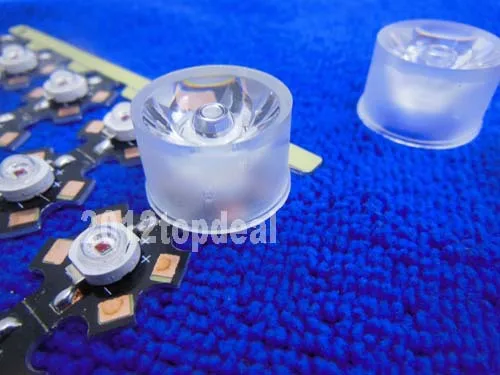 45 градусов Водонепроницаемый светодиодный держатель объектива для 1 Вт 3 5