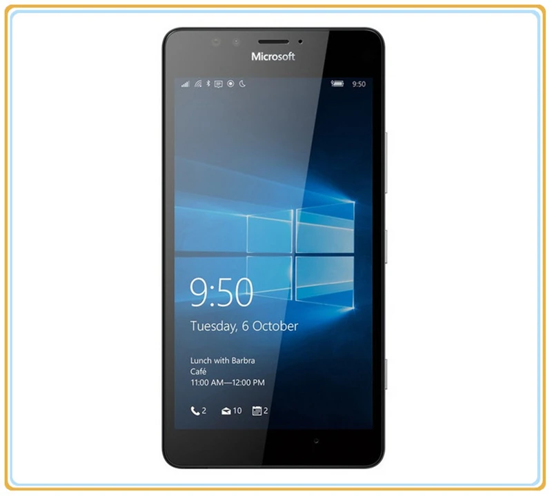Разблокированный мобильный телефон microsoft Lumia 950, Windows 10, 4G LTE, GSM, 5,2 Дюймов, 20 МП, wifi, gps, Hexa Core, 3 Гб ram, 32 ГБ rom