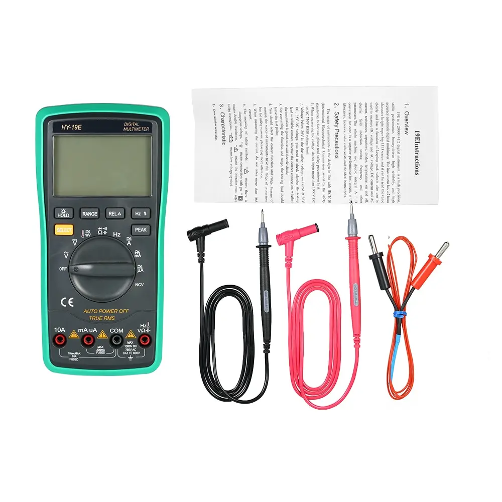 Многофункциональный ЖК цифровой мультиметр NCV True RMS multimetro DC/AC Измеритель