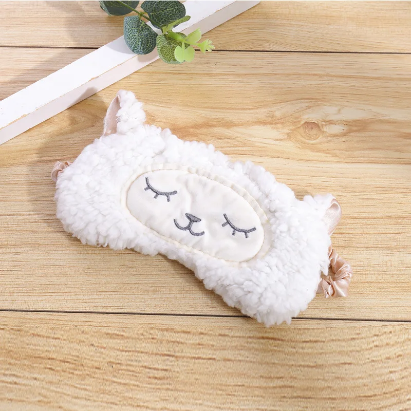 1 шт. овечья повязка на глаза для сна черная маска сна|Устройство ухода за кожей