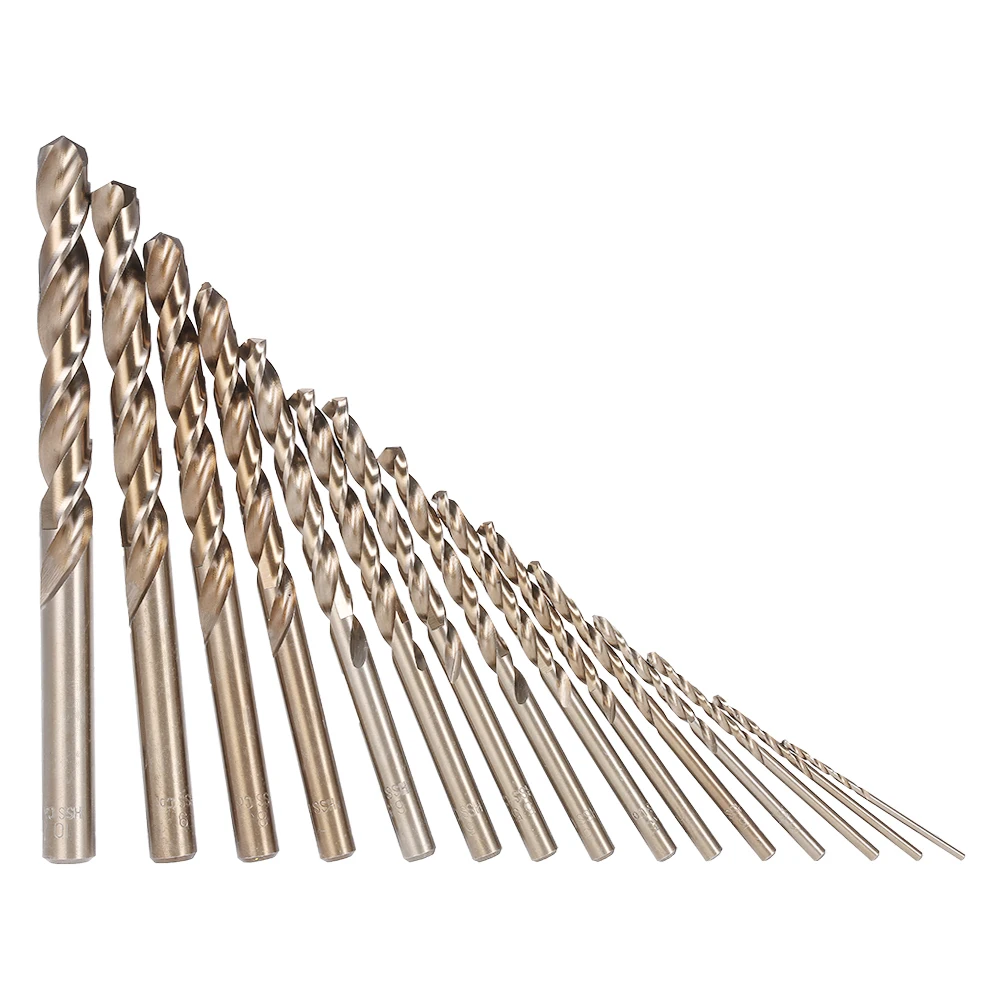 15 шт./компл. набор сверл для скручивания пилы из быстрорежущей стали инструмент