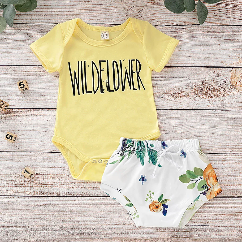 Одежда для маленьких девочек комбинезон с надписью новорожденных и мальчиков