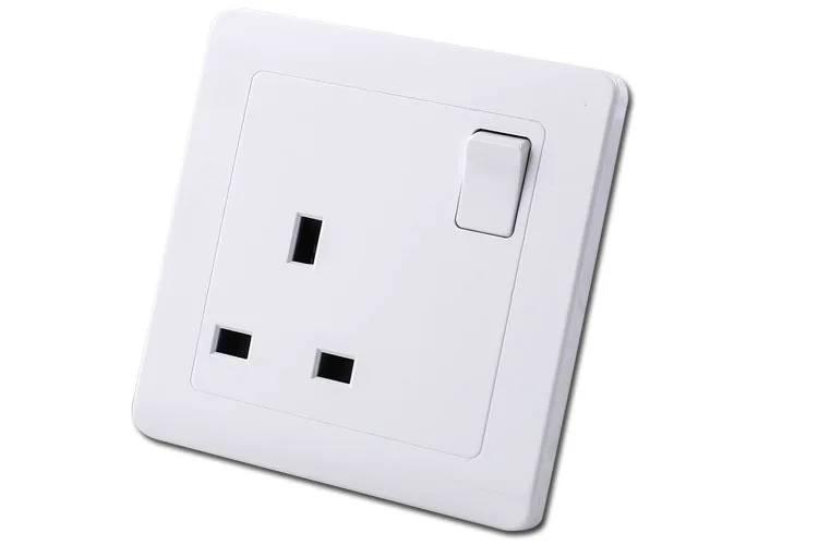 Hyleton 13 A двойное коммутационное гнездо с 2 x USB зарядное устройство порты Электрический фильтр пластины