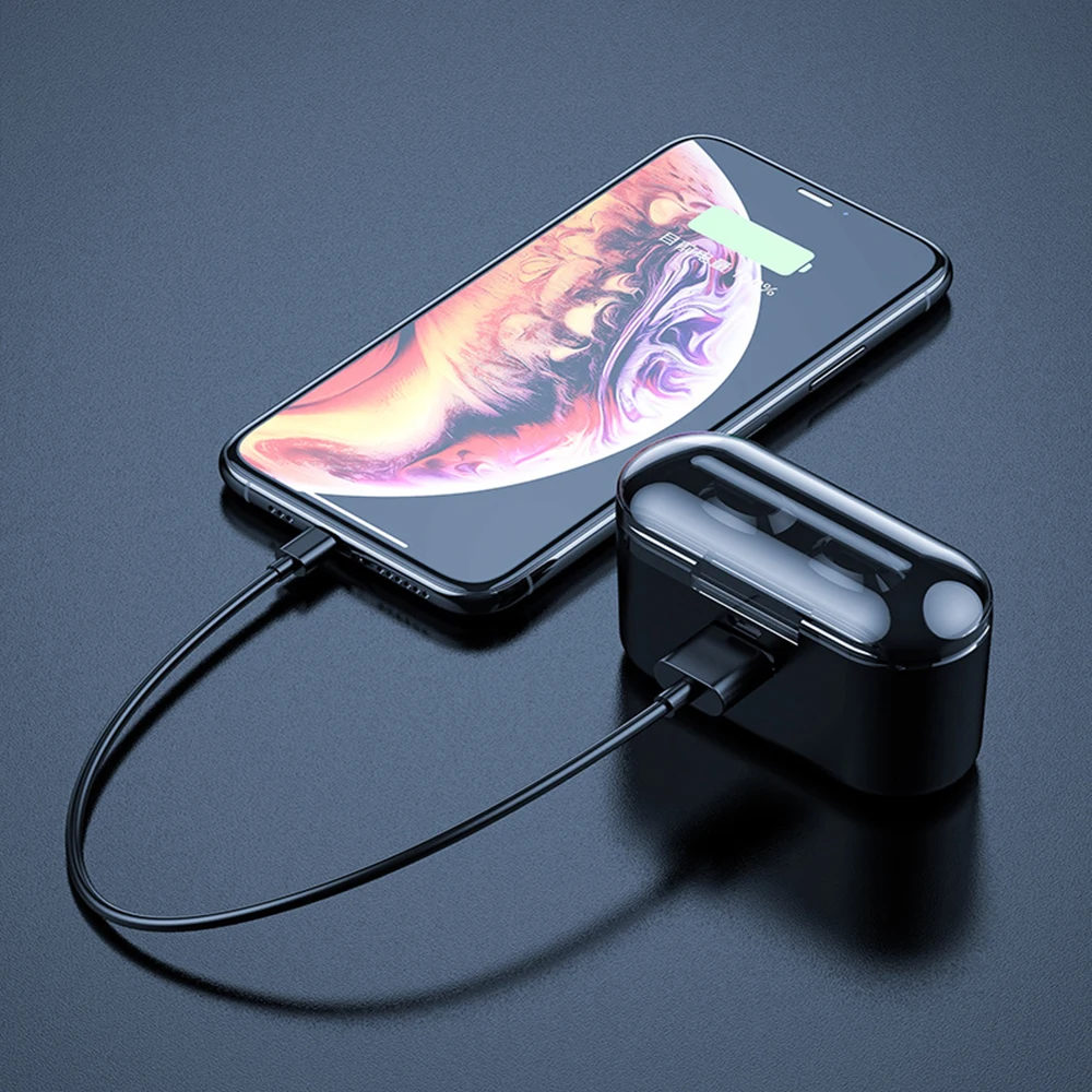 TWS беспроводные Bluetooth наушники 5 0 сенсорные 5D стерео спортивные IP5