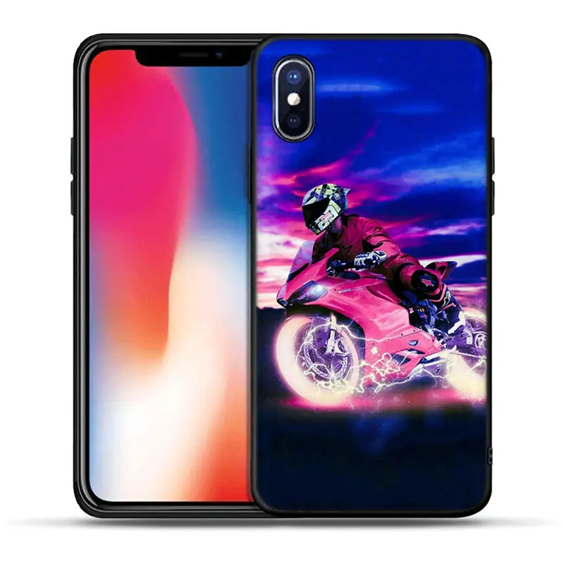 H1335 Модный городской уличный мотоциклетный чехол Coque для iPhone X XR XS Max 8 7 6 6S Plus 5 5S SE Силиконовые чехлы Fundas Capinhas Etui - Цвет: H1335