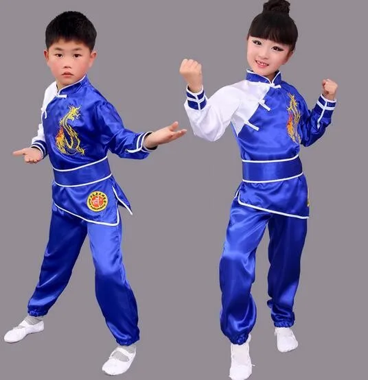 Лидер продаж, превосходное качество, комплект одежды с крыльями, Chun, Tai Chi, китайский костюм Тан, детская одежда для кунг-фу, комплект униформы, детский костюм воина