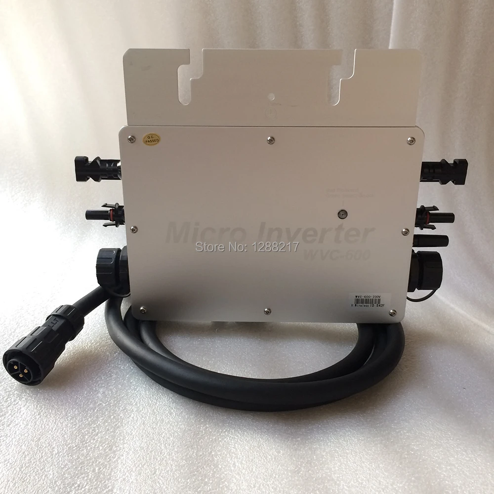 Новинка! 600 Вт MPPT Micro 30V36V панель 72 ячеек функция чистая синусоида 110/220VAC выход WVC-600(wifi версия) сетка галстук инвертор