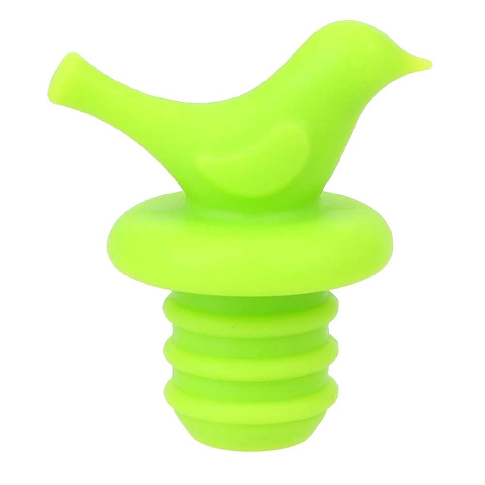 Силиконовая пробка для бутылок HILIFE креативный дизайн с птицами 1 шт. безопасные и