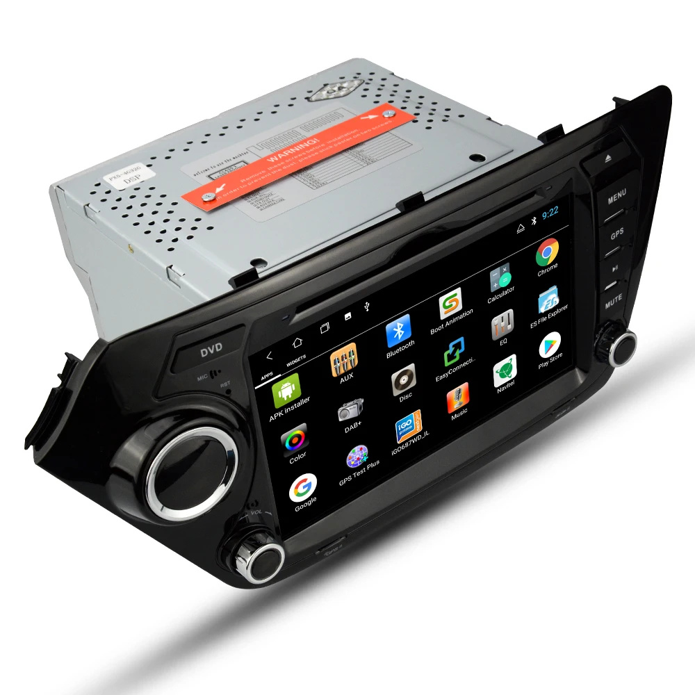 EKIY Android 8,1 2 Din Автомобильный мультимедийный плеер для Kia Rio K2 DVD стерео радио видео плеер gps Navi 2G+ 32G четырехъядерный Wifi OBD BT