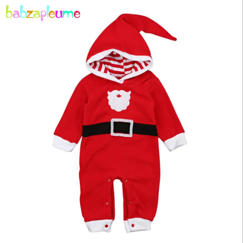 2018 Рождественский наряд для малыша зимняя одежда мультяшный милый мягкий