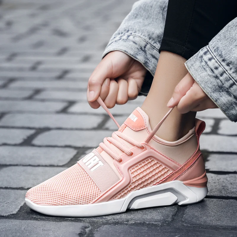 Женские кроссовки легкие дышащие для бега баскетбольные тенниса chaussures femme