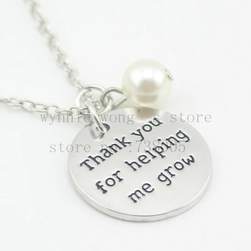 2016 модное вдохновленное ювелирное изделие &quotСпасибо за помощь в выращивании&quot