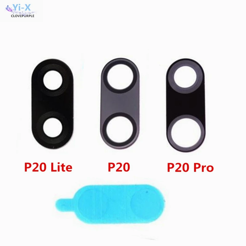 

100pcs/lot New back rear camera Glass lens for Huawei Ascend P20 / P20 pro / P20 lite