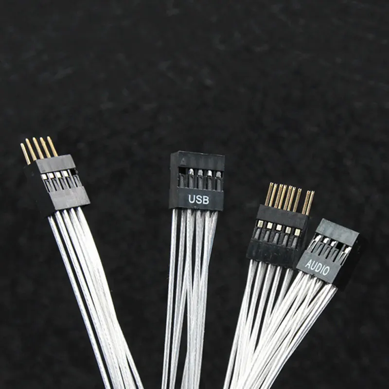 Новые компьютерные кабели разъемы передняя материнская плата USB 9 контактный