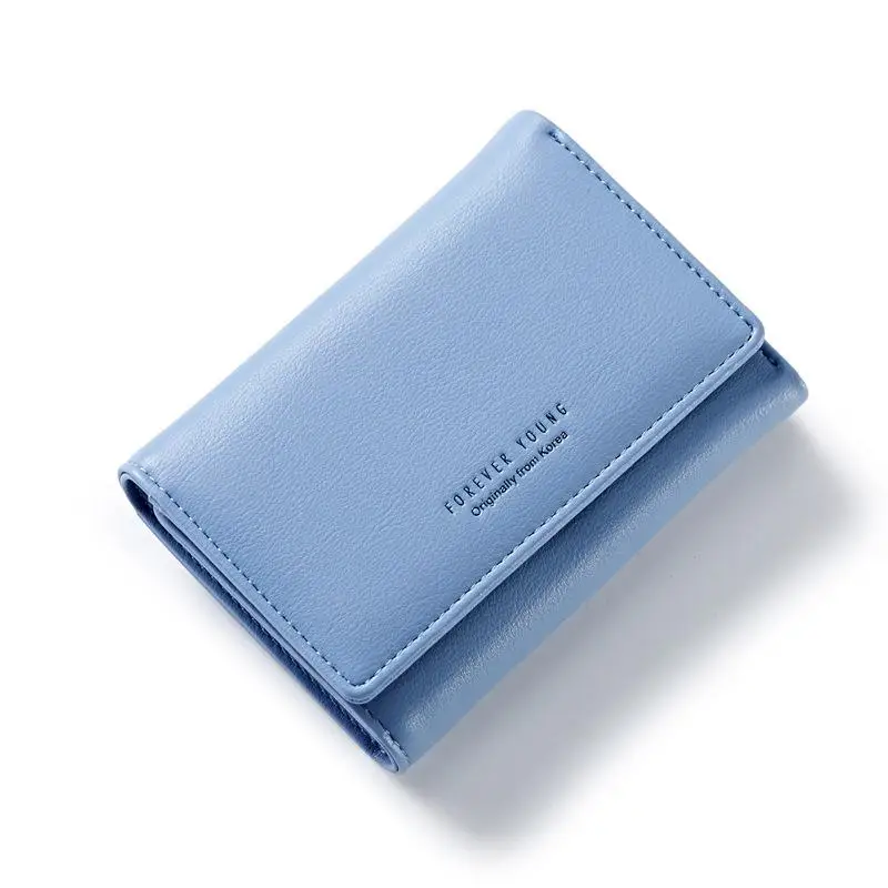 Элегантный женский кожаный кошелек Модный портативный многофункциональный