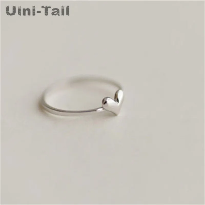 Uini Tail Горячая новинка 925 Стерлинговое Серебро Корея Милое глянцевое Открытое